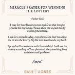 lottery prayers stories